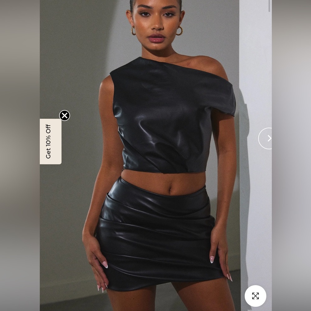 BRAND NEW FAUX LEATHER SET - Mars The Label